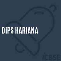 Dips Hariana Middle School Logo