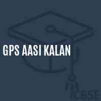 Gps Aasi Kalan Primary School Logo