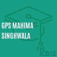 Gps Mahima Singhwala Primary School Logo