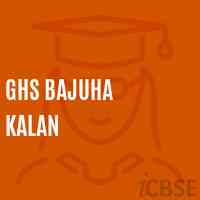 Ghs Bajuha Kalan Secondary School Logo