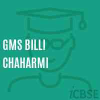 Gms Billi Chaharmi Middle School Logo