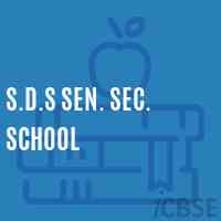S.D.S Sen. Sec. School Logo