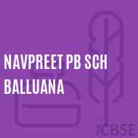 Navpreet Pb Sch Balluana Secondary School Logo