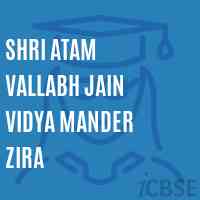 Shri Atam Vallabh Jain Vidya Mander Zira Secondary School Logo