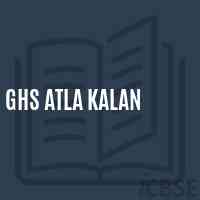 Ghs Atla Kalan Secondary School Logo