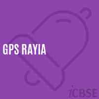 Gps Rayia Primary School Logo