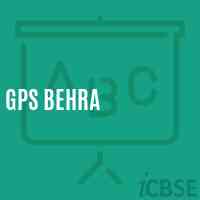 Gps Behra Primary School Logo
