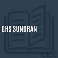 Ghs Sundran Secondary School Logo