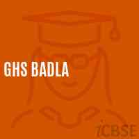 Ghs Badla Secondary School Logo