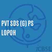 Pvt Sds (G) Ps Lopoh Senior Secondary School Logo