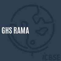Ghs Rama Secondary School Logo