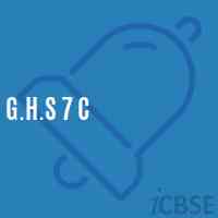 G.H.S 7 C Secondary School Logo