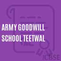 Army Goodwill School Teetwal Logo