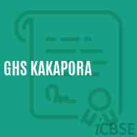 Ghs Kakapora Secondary School Logo