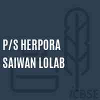P/s Herpora Saiwan Lolab School Logo
