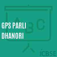 Gps Parli Dhanori Primary School Logo