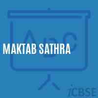 Maktab Sathra School Logo