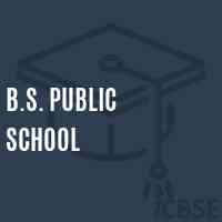 B.S. Public School Logo
