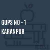 Gups No - 1 Karanpur Middle School Logo