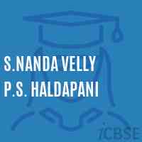 S.Nanda Velly P.S. Haldapani Middle School Logo