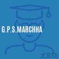 G.P.S.Marchha Primary School Logo