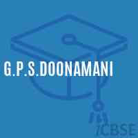 G.P.S.Doonamani Primary School Logo