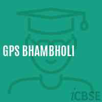 Gps Bhambholi Primary School Logo