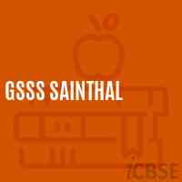 Gsss Sainthal High School Logo