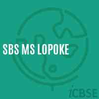 Sbs Ms Lopoke Secondary School Logo
