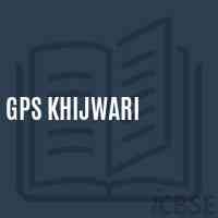 Gps Khijwari Primary School Logo