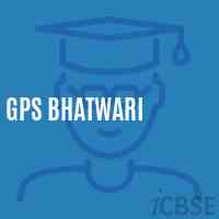 Gps Bhatwari Primary School Logo
