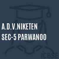 A.D.V.Niketen Sec-5 Parwanoo Middle School Logo