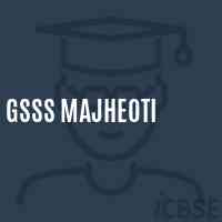 Gsss Majheoti High School Logo