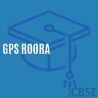 Gps Roora Primary School Logo