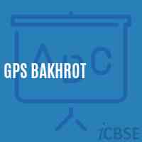Gps Bakhrot Primary School Logo