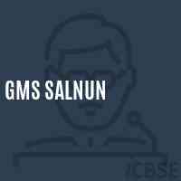 Gms Salnun Middle School Logo