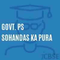 Govt. Ps Sohandas Ka Pura Primary School Logo