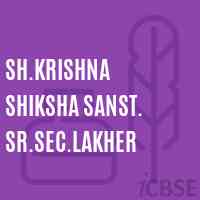 Sh.Krishna Shiksha Sanst. Sr.Sec.Lakher Senior Secondary School Logo