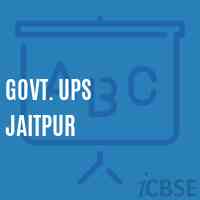Govt. Ups Jaitpur Middle School Logo