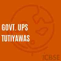 Govt. Ups Tutiyawas Middle School Logo