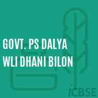 Govt. Ps Dalya Wli Dhani Bilon Primary School Logo