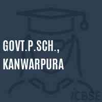 Govt.P.Sch., Kanwarpura Primary School Logo