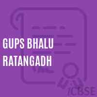 Gups Bhalu Ratangadh Middle School Logo