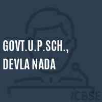Govt.U.P.Sch., Devla Nada Middle School Logo