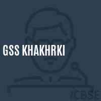 Gss Khakhrki Secondary School Logo