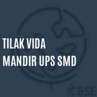 Tilak Vida Mandir Ups Smd Middle School Logo