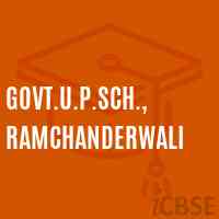 Govt.U.P.Sch., Ramchanderwali Middle School Logo
