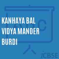 Kanhaya Bal Vidya Mander Burdi Middle School Logo