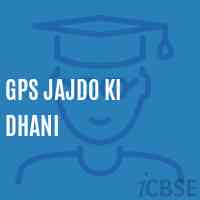 Gps Jajdo Ki Dhani Primary School Logo