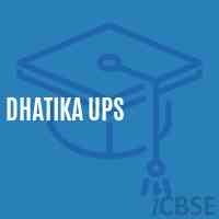 Dhatika Ups Middle School Logo